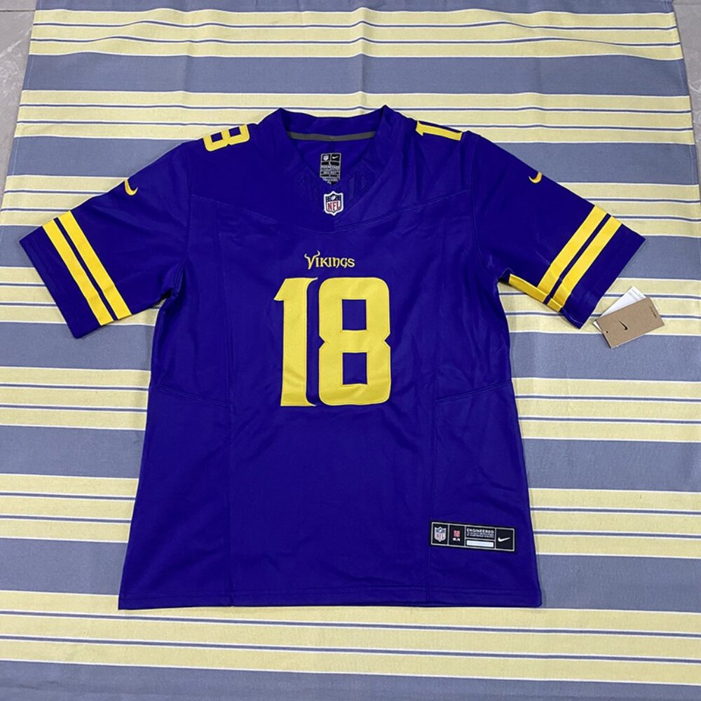 Minnesota Vikings American Football Purple New Jersey